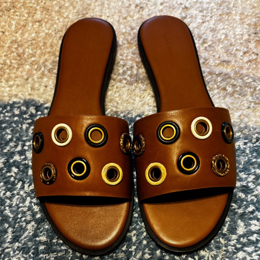 NEW Tory Burch Everly Slides in Classic Cuoco - Picture 3 of 8
